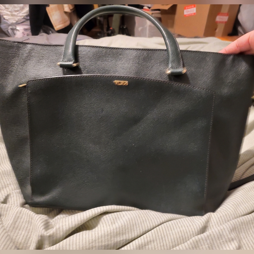 Tumi Large Sinclair Camila Tote- Hunter Green - Picture 13 of 13
